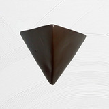 Kit 2  Triángulos Colgantes Macetas Para La Pared Chocolate
