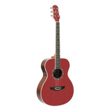 Violão Eletroacústico Strinberg Co40 Wr Vermelho Cromo Aço