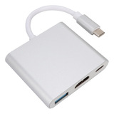 Type C To Hdmi Pd Power Charging Usb3.0 Converter Adapter