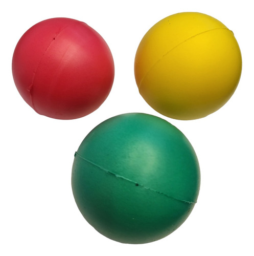 Pelotas Antiestres Pack X3  Estimulacion Rehabilitacion Svg