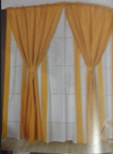 Cortinas Ambiente 4 Paños Caño Pasante Envio Gratis Excelent