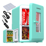 Mini Refrigerador Para Dormitorio, Verde, 15 Litros/21 Latas