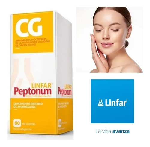 Colágeno Bebible Peptonum Cg Linfar Peptonas Gotas