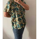 Blusa Camisa Flores De Indiastyle Small Nueva Con Etiqueta