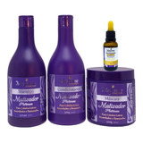  Kit Matizador Platinum Loiro + Sérum Capilar 30ml Maycrene