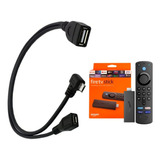 Cabo Adap Otg 2 Em 1 P/ Fire Mi Stick Tv Realme 4k F- Grátis