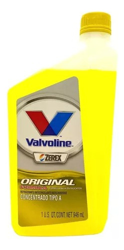 Refrigerante Concentrado Valvoline Zerex Amarillo X 946ml