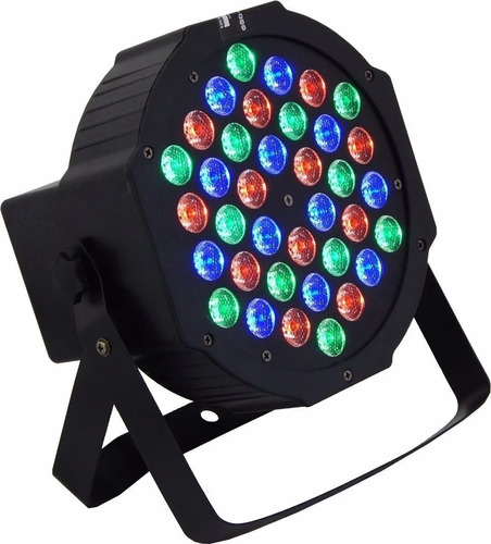 Luz Proton Par 36 Luces Dj Audioritmica Dmx Iluminacion Led