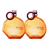 2 Perfumes Dama Viva 45ml Cyzone Nueva Y Original