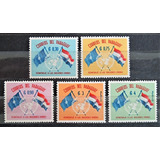 Paraguay, Serie Sc 569-71 C272-73 Nac Unidas 60 Mint L16904