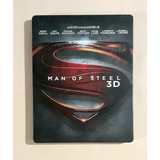 Man Of Steel - Steelbook Limitado - Blu-ray 3d + 2d Original