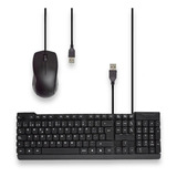 Kit De Teclado Y Mouse Alambrico Usb Para Computadora Laptop