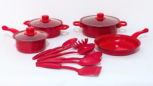 Set Ollas Batería Cookware 13pz Teflon Antiadherente 