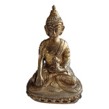 Buda Meditando Metal Bronce India Importado