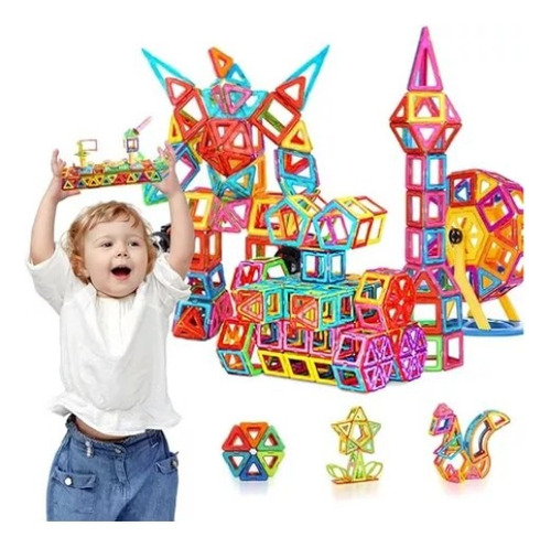 Juguete De Bloques Construcción Magnéticos Para Niño 89 Pcs 