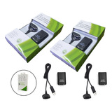 2 For Xbox 360 Battery Charging Pack 4800ma