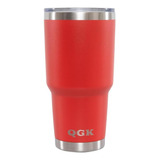 Copo Térmico Tumbler Com Tampa 12hrs Gelado 887ml - Qgk Romã Cor Laranja