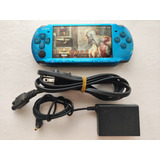Consola Psp 3000 Playstation Sony Portable Azul +juegos+16gb
