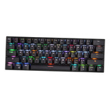 Teclado Negro Bt Ck62 Gaming Motospeed Switches Dual Rgb