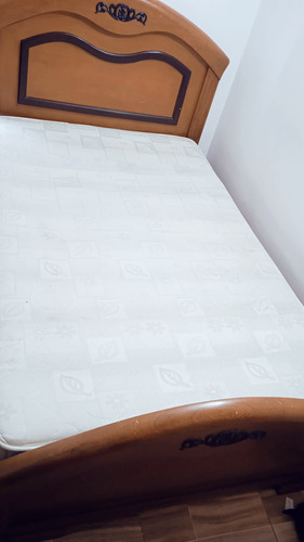 Cama Semidoble 120x190 Cobre Con Colchon