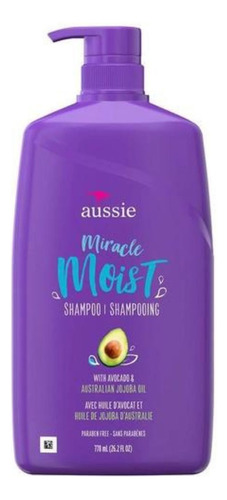 Shampoo Aussie Moist 778ml Original Tamanho Grande