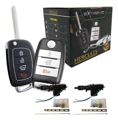 Alarma De Auto Extreme Hercules Par De Actuadores Automovil