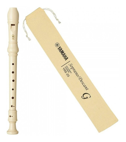 Flauta Germânica Soprano Yamaha Yrs23g Para Escola E Aulas