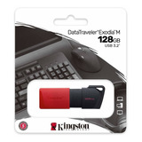 Pendrive Kingston Datatraveler Exodia M, 128gb, Usb 3.2 Gen1