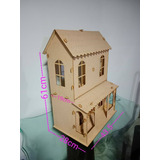 Casa Para Muñecas, Mdf De 2.5mm, Corte Laser