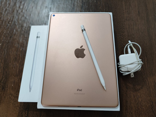 iPad Air 3 64gb Rose Gold + Apple Pencil 1 + Acessórios