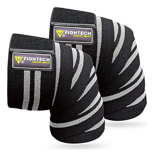 Vendas De Rodilla Fightech Para Levantamiento De Pesas | Hom