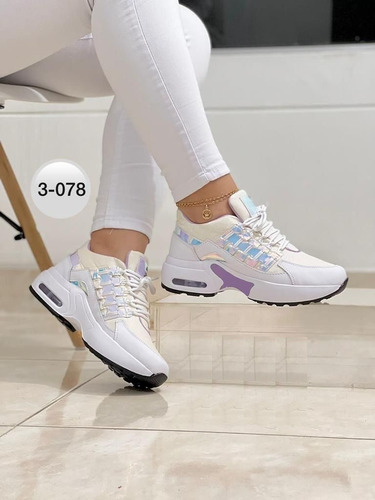 Zapatos Calzado Tenis Botas Deportivas Araña Para Dama Mujer