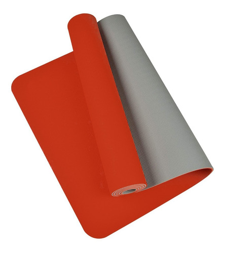 Mat De Yoga 6mm - Importado- Material Tpe Bicolor - Fitpoint