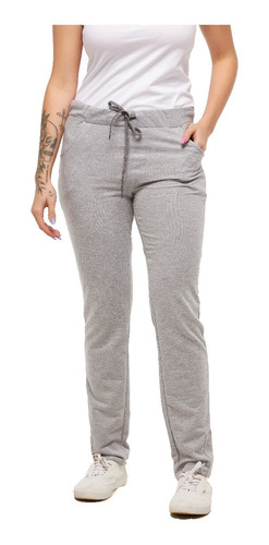 Calça Feminina De Moleton Skinny Slim Swag Casual Sports F1