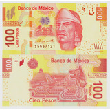 Billete De Mexico $100 Nezahualcóyotl Nuevo Sin Circular2014