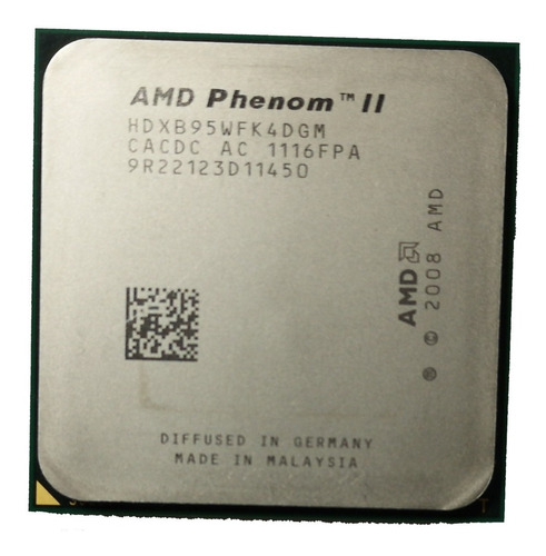 Amd Phenom Iix4 B95 3.0gh/8mb Skt Am3 Am2+ Quad C Procesador