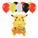 Set Globos Decoración 10 Uds Personajes Pokemon / Pikachu