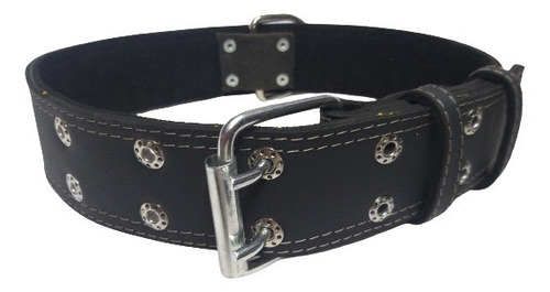 Collar Indestructible Perro Grande Grueso 5cm Piel Premium