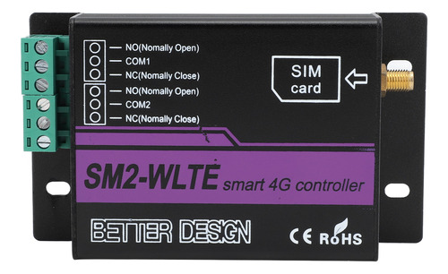 Aplicación Controladora De Alarma Sms 4g Gsm Relay Sm2 Wlite