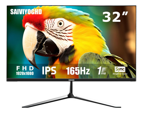 Saiviyoghd Monitor De Juegos Fhd De 32 Pulgadas, 165hz, Pan.