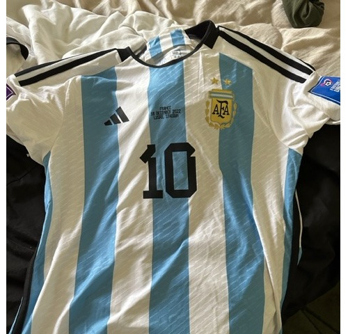 Camiseta Selección Argentina Mundial Qatar 2022 Final 