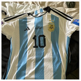 Camiseta Selección Argentina Mundial Qatar 2022 Final 