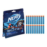 Nerf Elite 2.0 Set X20 Dardos Repuesto Goma Espuma Hasbro