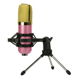 Kit De Microfono 3dfx B2 Condensador Para Streaming Rosado