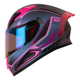 Casco Shaft 526 Sp Evo Camaleón Fucsia, Certificación R2206.