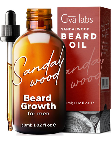 Gya Labs Aceite De Barba De Sndalo Para El Crecimiento De Lo
