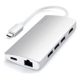 Adaptador Hub V2 Hdmi 4k Ethernet Satechi Para Mac Apple