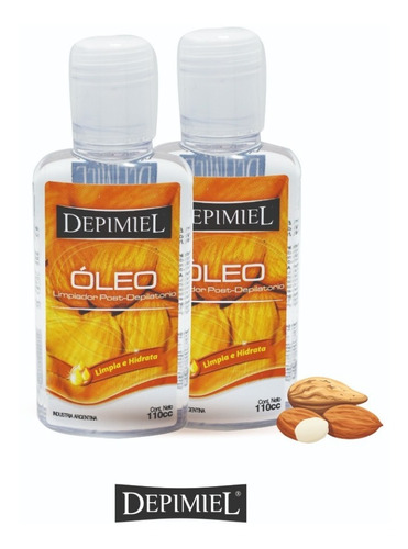 Depimiel - Óleo Limpiador Post-depilatorio X 110 Cc Kit X 2