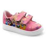 Tenis Rosa Sailor Scouts Sailor Moon Anime Velcro Niña