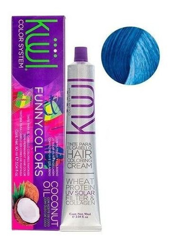 Tinte Kuul Fantasia Color Funny Azul Neón 90ml